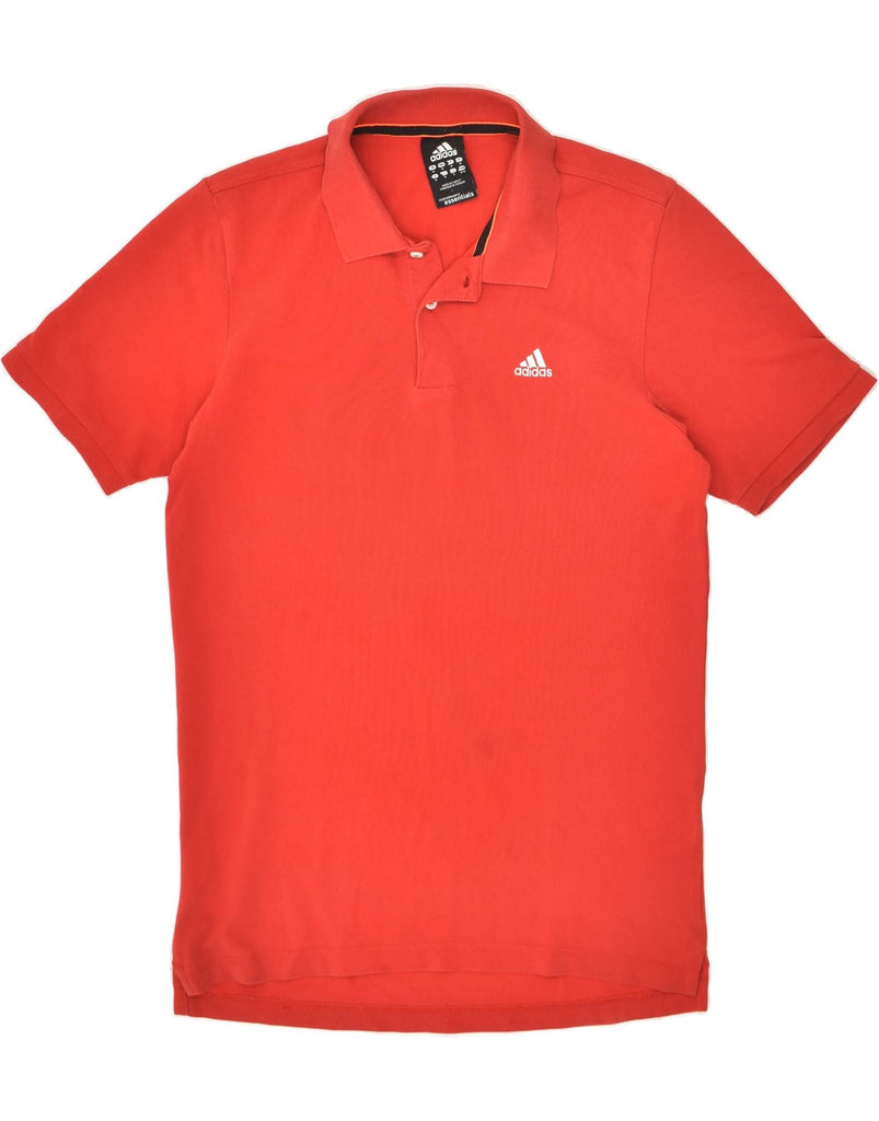 ADIDAS Mens Polo Shirt Medium Red Cotton | Vintage Adidas | Thrift | Second-Hand Adidas | Used Clothing | Messina Hembry 