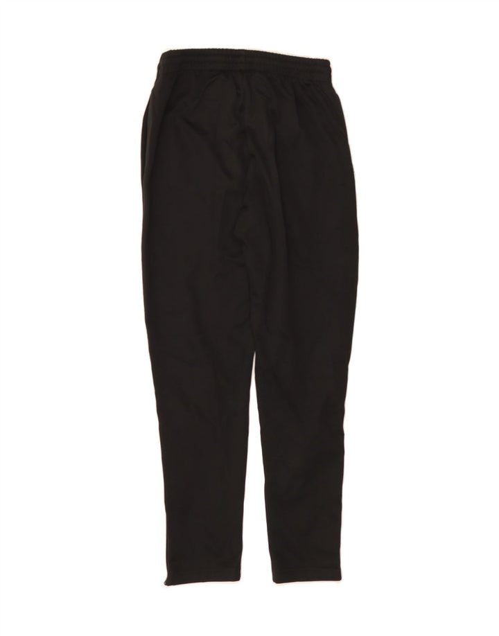 KAPPA Boys Tracksuit Trousers 11-12 Years  Black Polyester Vintage Kappa and Second-Hand Kappa from Messina Hembry 