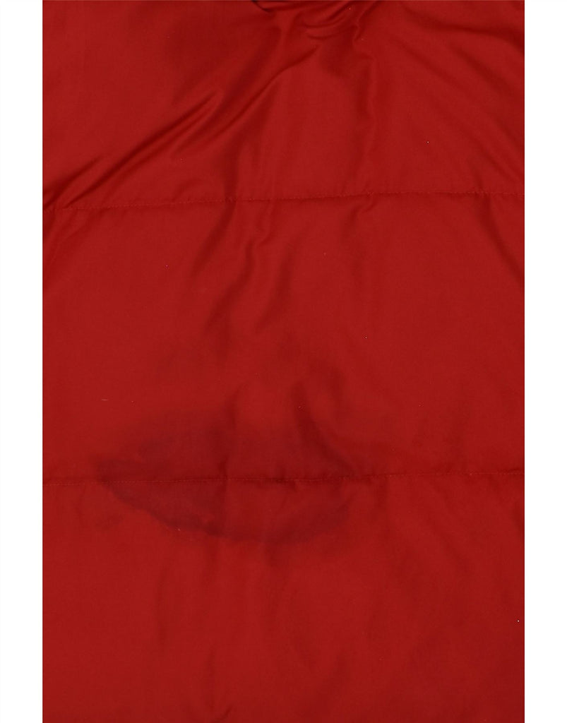 KAPPA Mens Hooded Padded Jacket UK 38 Medium Red Polyester | Vintage Kappa | Thrift | Second-Hand Kappa | Used Clothing | Messina Hembry 