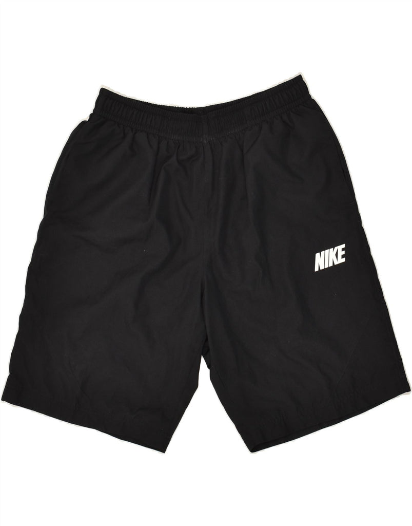 NIKE Mens Sport Shorts Large Black Polyester Vintage Nike and Second-Hand Nike from Messina Hembry 