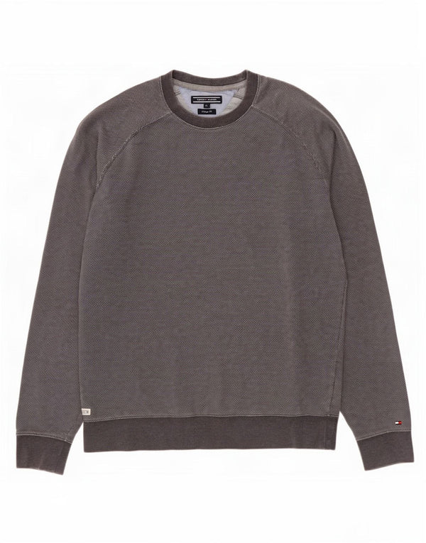 Tommy Hilfiger Mens Vintage Fit Sweatshirt Jumper XL Grey Cotton