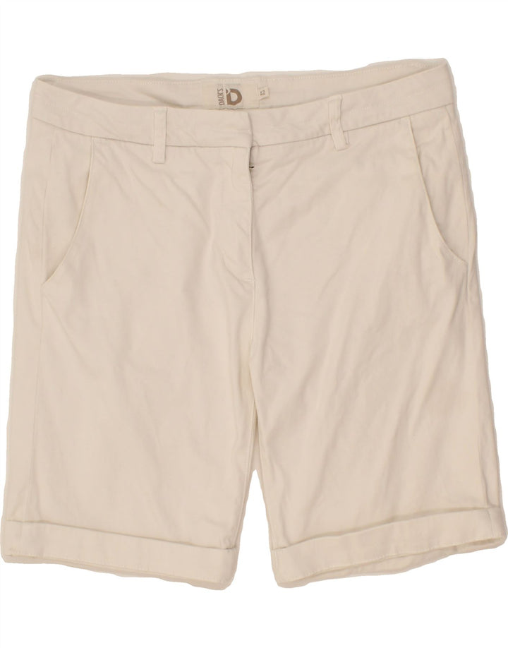 DACK'S Womens Chino Shorts IT 42 Medium W30 White Cotton Vintage Dack's and Second-Hand Dack's from Messina Hembry 