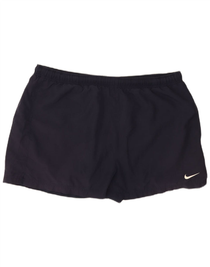 Nike Mens Sport Shorts XL  Navy Blue Polyester