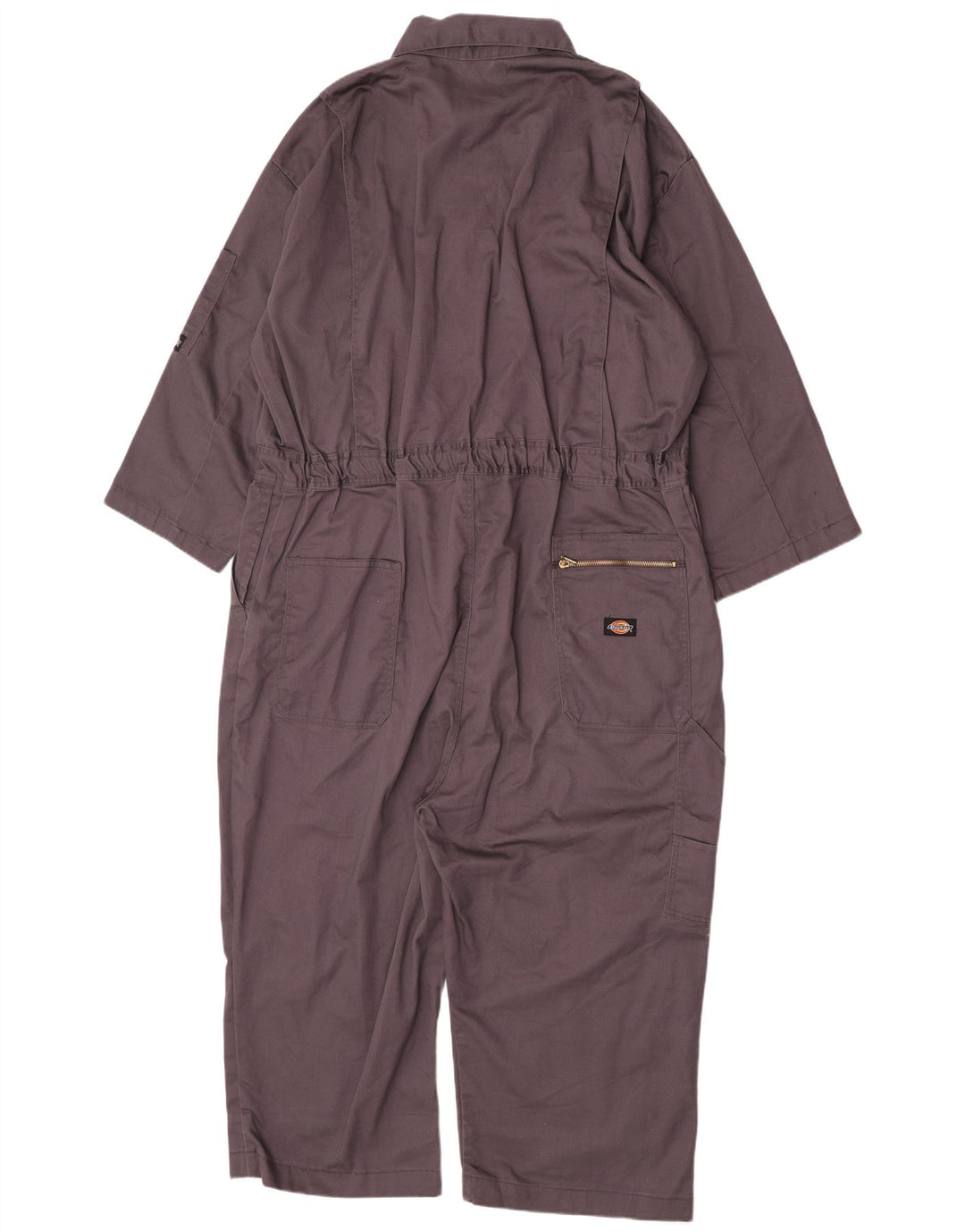 Dickies Mens Redhawk 3/4 Sleeve Jumpsuit UK 52 5XL Grey Polyester