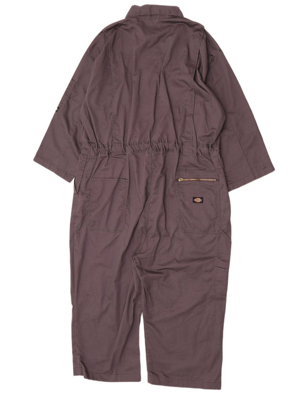 Dickies Mens Redhawk 3/4 Sleeve Jumpsuit UK 52 5XL Grey Polyester