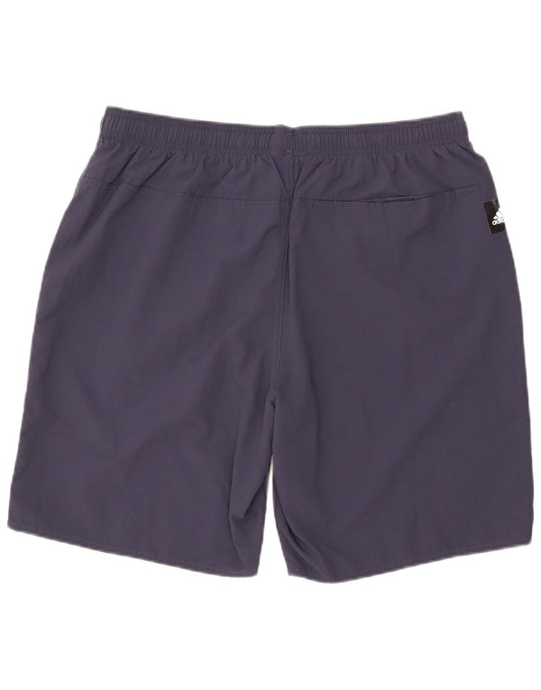 Adidas Mens Sport Shorts 2XL Navy Blue Nylon