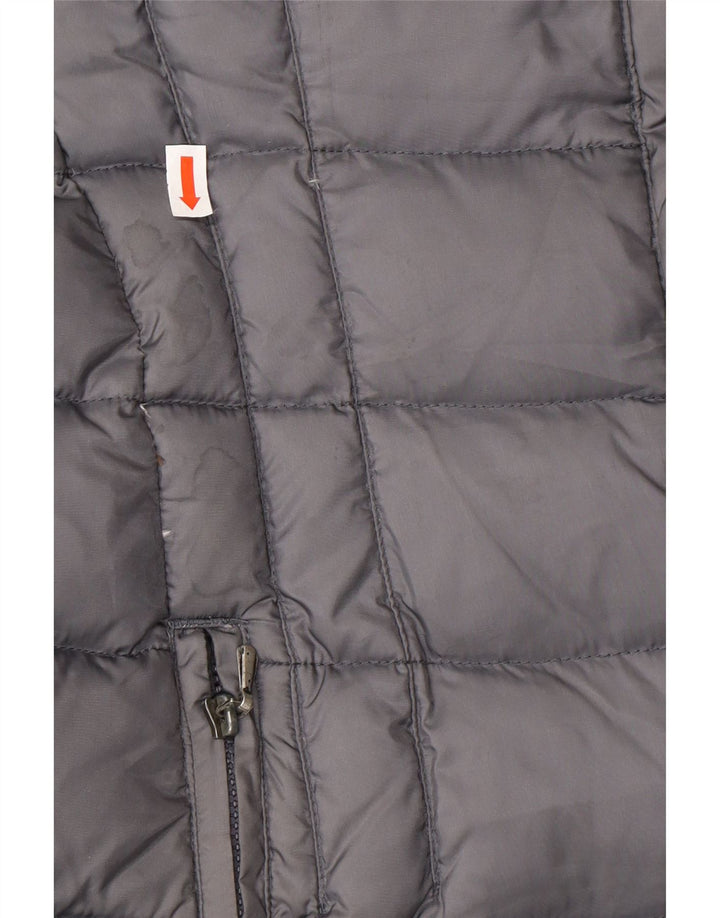 GUESS Womens Padded Coat UK 6 XS Grey Polyester