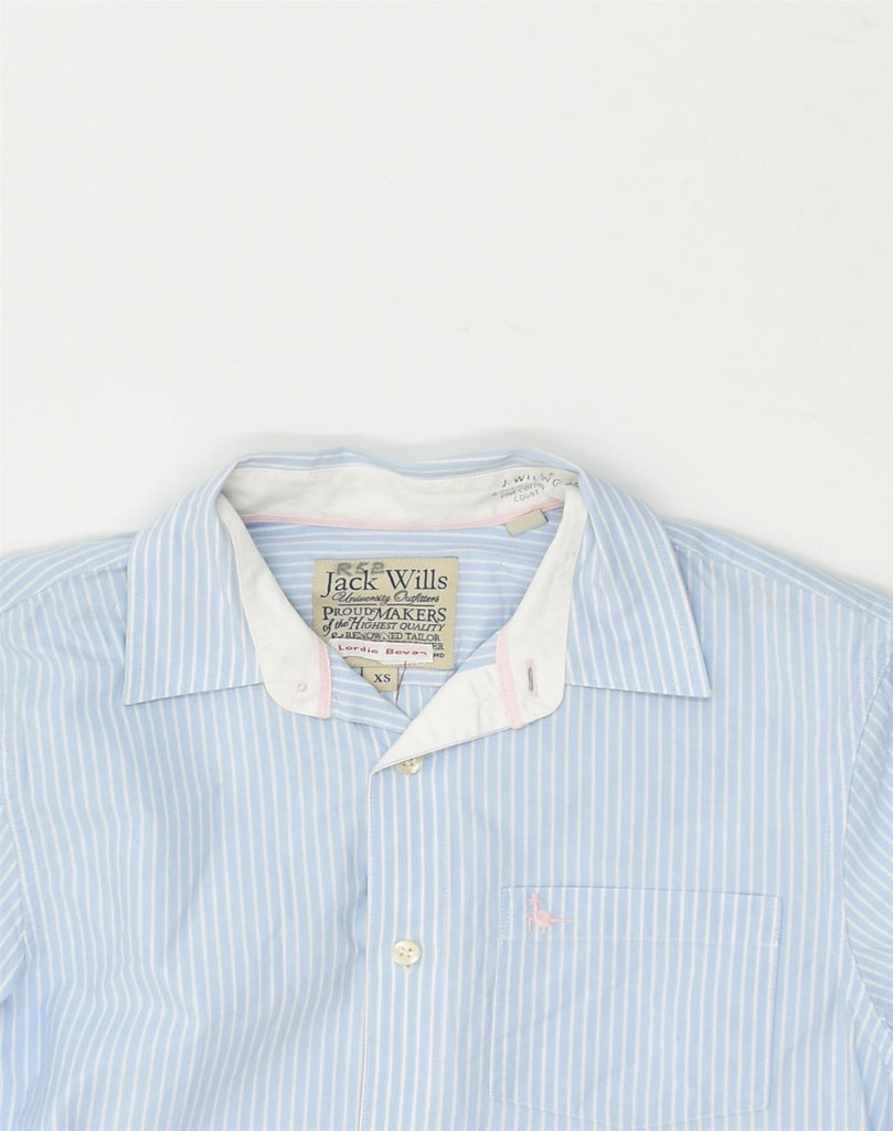 JACK WILLS Mens Shirt XS Blue Striped Cotton | Vintage Jack Wills | Thrift | Second-Hand Jack Wills | Used Clothing | Messina Hembry 