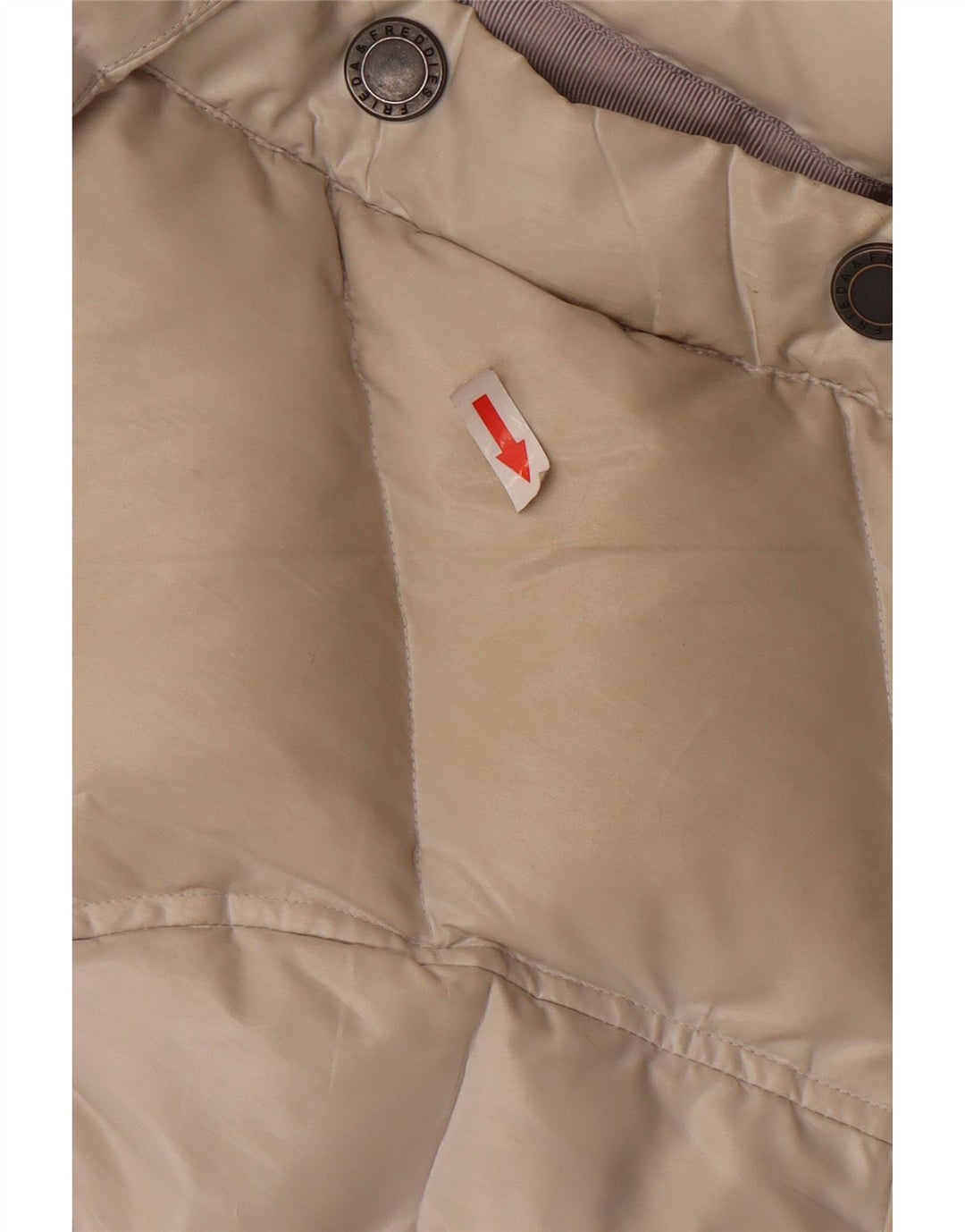 FRIEDA & FREDDIES Womens Padded Gilet EU 40 Medium Beige Polyester