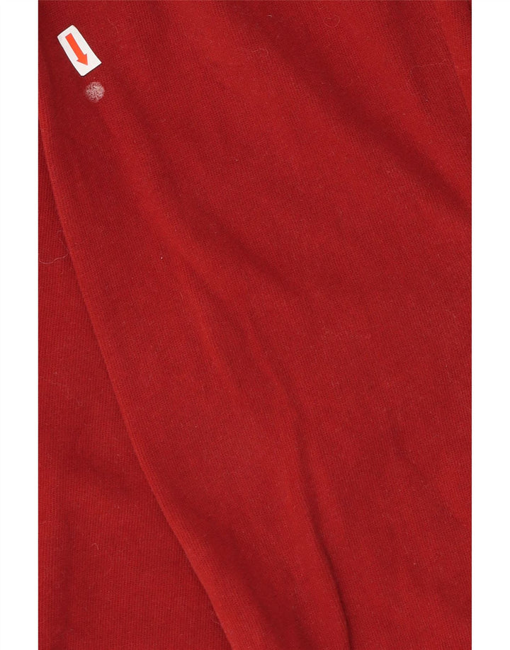 TIMBERLAND Mens Regular Fit Zip Neck Sweatshirt Jumper 2XL Red Cotton Vintage Timberland and Second-Hand Timberland from Messina Hembry 