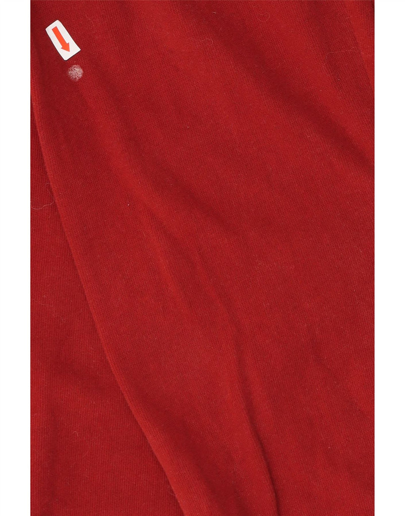TIMBERLAND Mens Regular Fit Zip Neck Sweatshirt Jumper 2XL Red Cotton Vintage Timberland and Second-Hand Timberland from Messina Hembry 