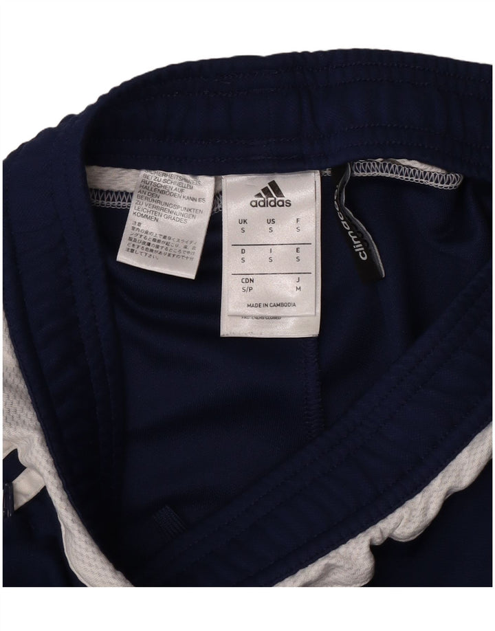Adidas Mens Tracksuit Trousers Small Navy Blue Polyester Sports