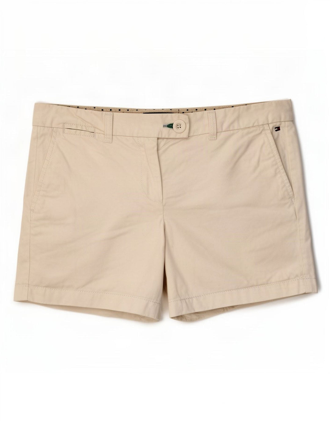 Tommy Hilfiger Womens Chino Shorts US 8 Medium W32 White Cotton