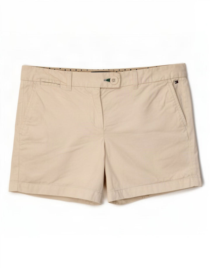 Tommy Hilfiger Womens Chino Shorts US 8 Medium W32 White Cotton