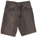 Trussardi Womens Denim Shorts W30 Medium Grey