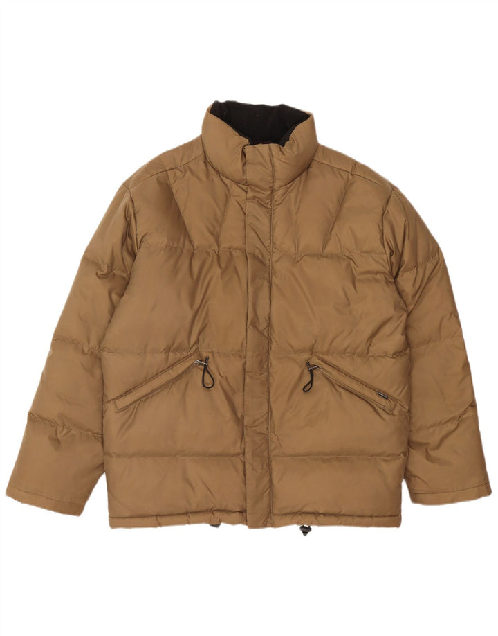 Esprit Mens Loose Fit Padded Jacket UK 36 Small Beige Polyamide