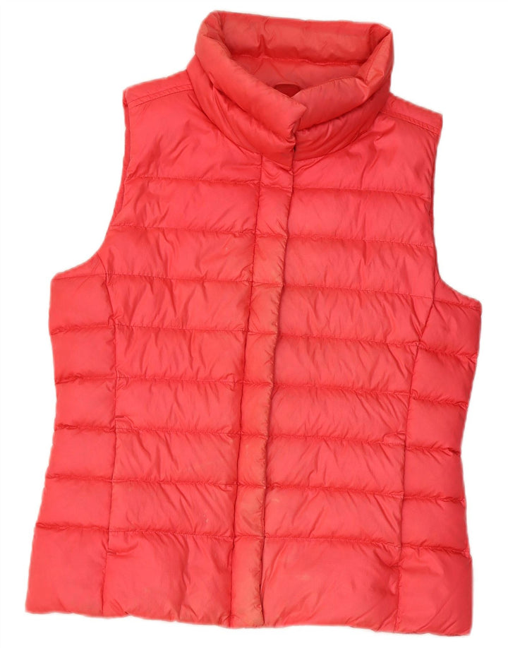 Timberland Womens Padded Gilet UK 14 Medium Pink Nylon