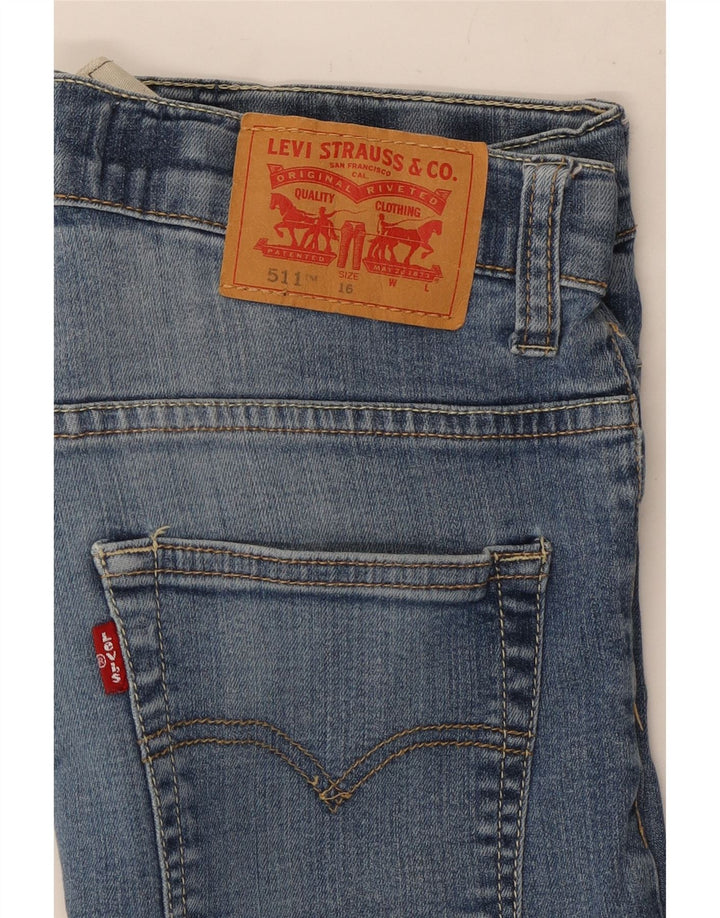 Levi's Girls 511 Slim Jeans 15-16 Years W27 L30 Blue