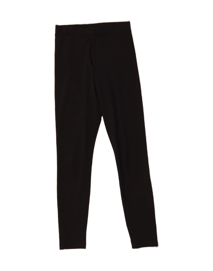 ADIDAS Womens Leggings UK 10 Small Black Vintage Adidas and Second-Hand Adidas from Messina Hembry 