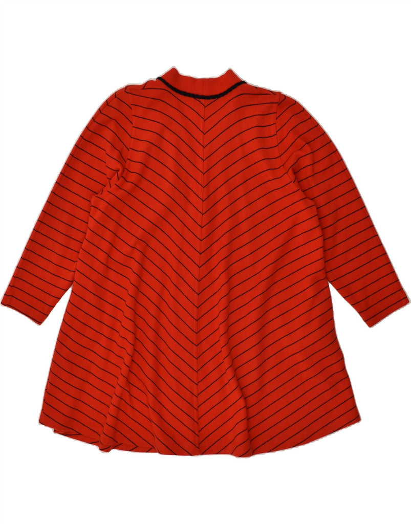 VINTAGE Womens Cardigan Sweater UK 16 Large Red Striped Merino Wool | Vintage Vintage | Thrift | Second-Hand Vintage | Used Clothing | Messina Hembry 