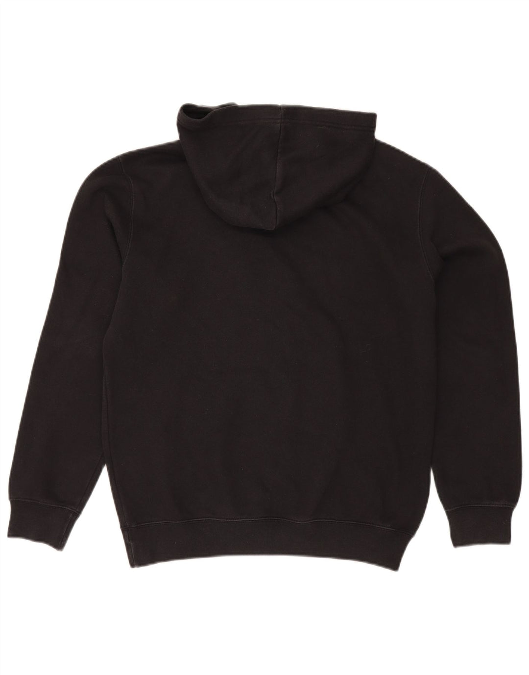 Champion Mens Graphic Hoodie Jumper Medium Black Cotton