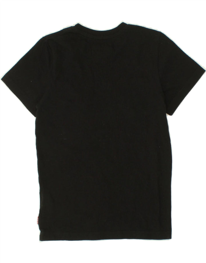 LEVI'S Boys Graphic T-Shirt Top 9-10 Years Black Cotton Vintage Levi's and Second-Hand Levi's from Messina Hembry 
