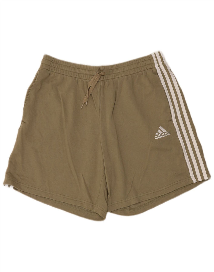 Adidas Mens Sport Shorts Large  Khaki Cotton
