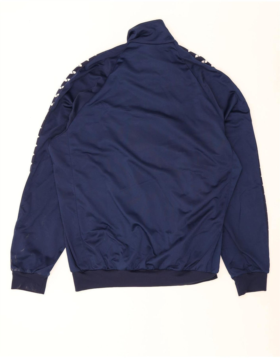 Arena Mens Graphic Tracksuit Top Jacket XL Navy Blue Colourblock Polyester