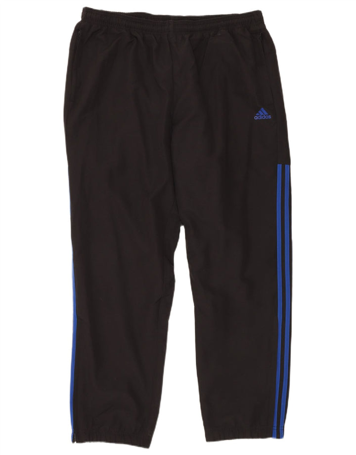 ADIDAS Mens Tracksuit Trousers Joggers XL  Black Polyester