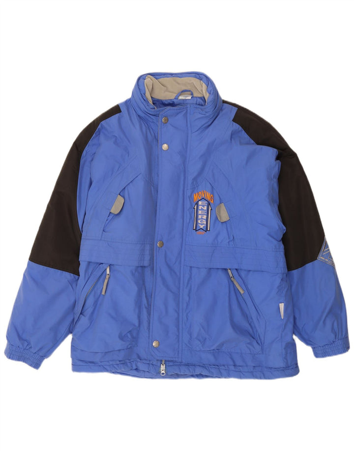 ETIREL Mens Ski Jacket UK 40 Large Blue Colourblock Nylon