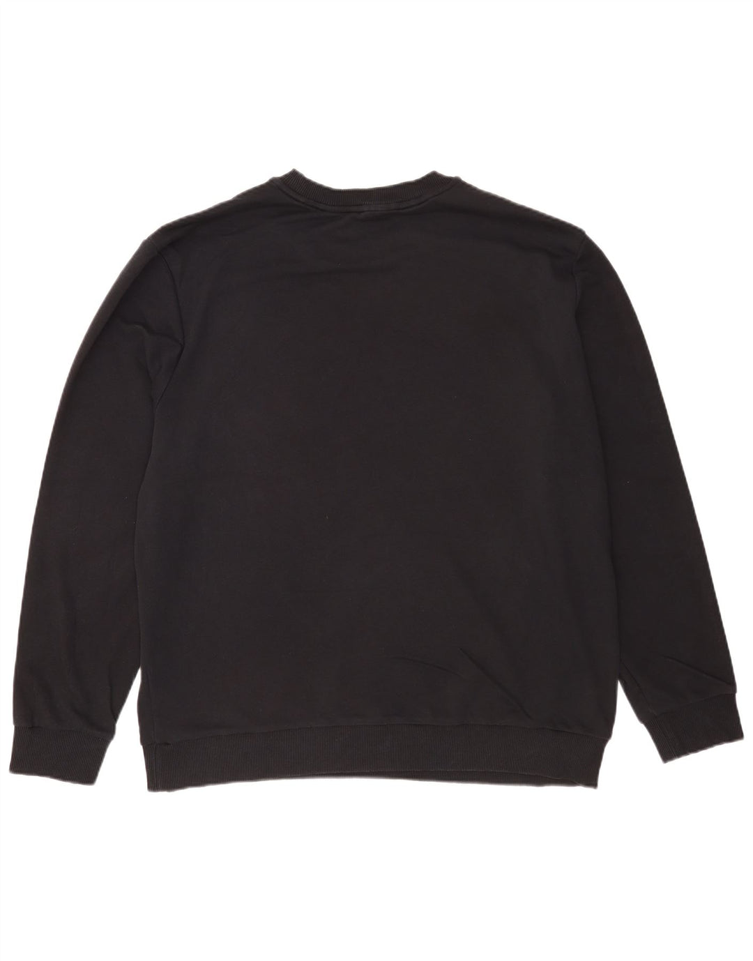 Calvin Klein Mens Graphic Sweatshirt Jumper 2XL Black Cotton