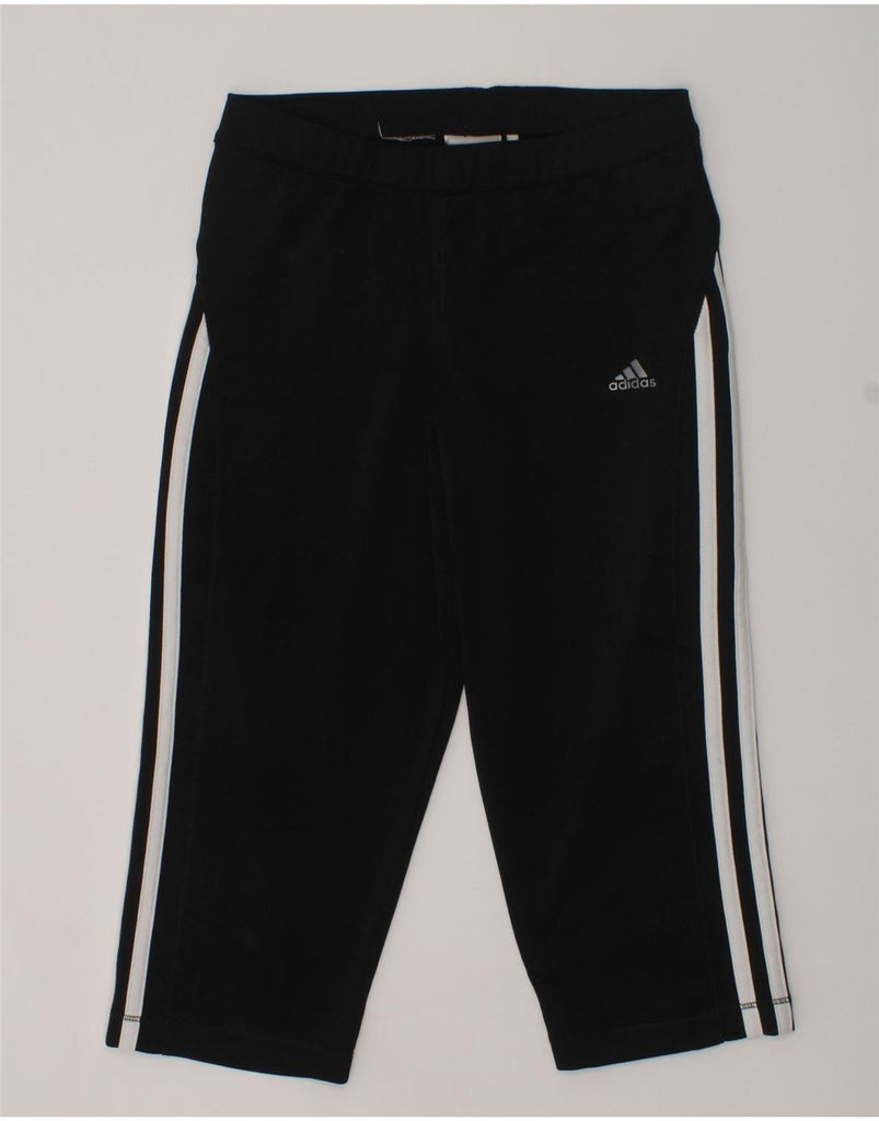 ADIDAS Girls Climalite Tracksuit Trousers 11-12 Years Black | Vintage Adidas | Thrift | Second-Hand Adidas | Used Clothing | Messina Hembry 