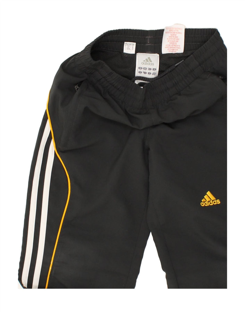 ADIDAS Boys Tracksuit Trousers 4-5 Years Grey Polyester | Vintage Adidas | Thrift | Second-Hand Adidas | Used Clothing | Messina Hembry 