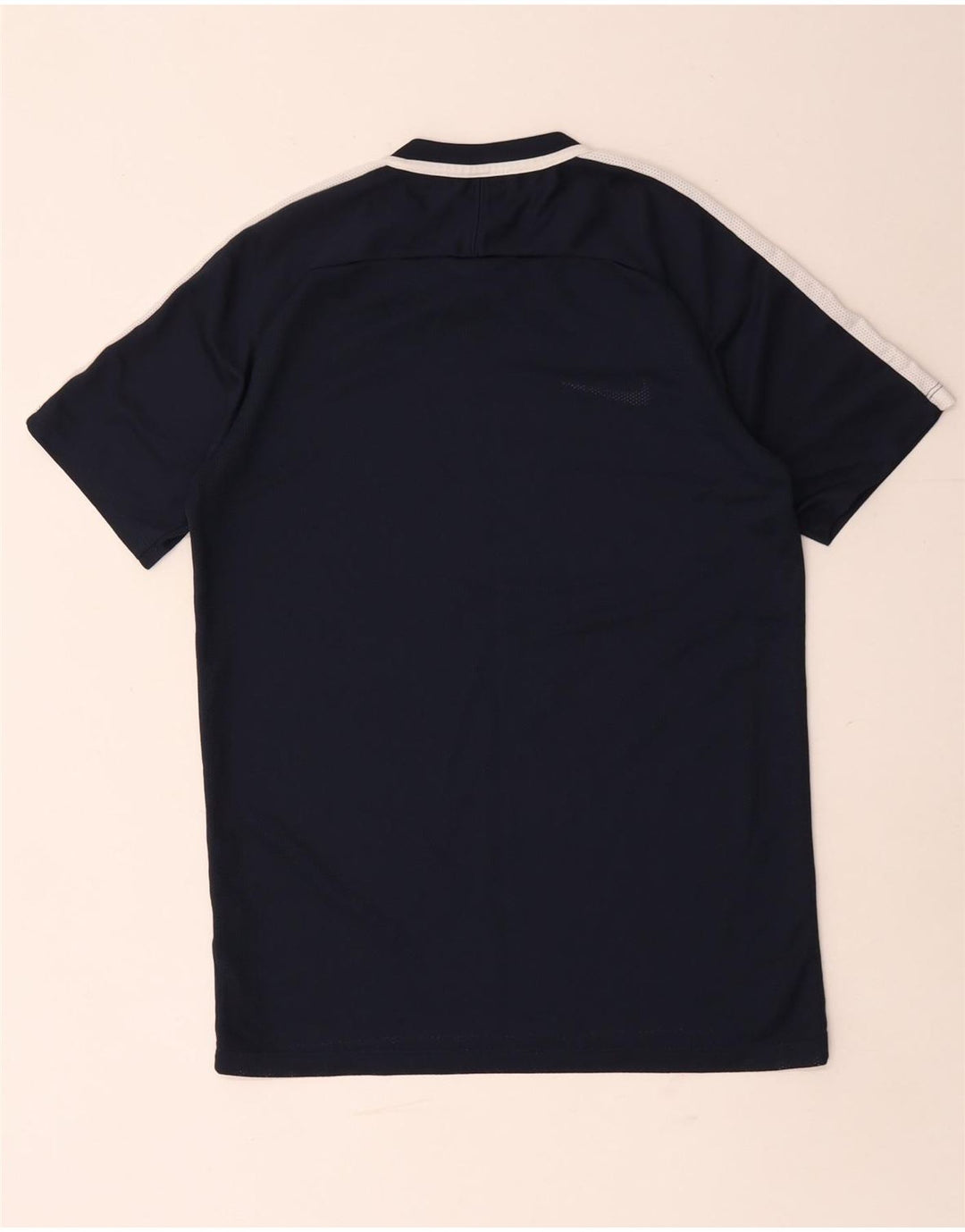 Nike Mens Dri Fit T-Shirt Top Small Navy Blue Colourblock