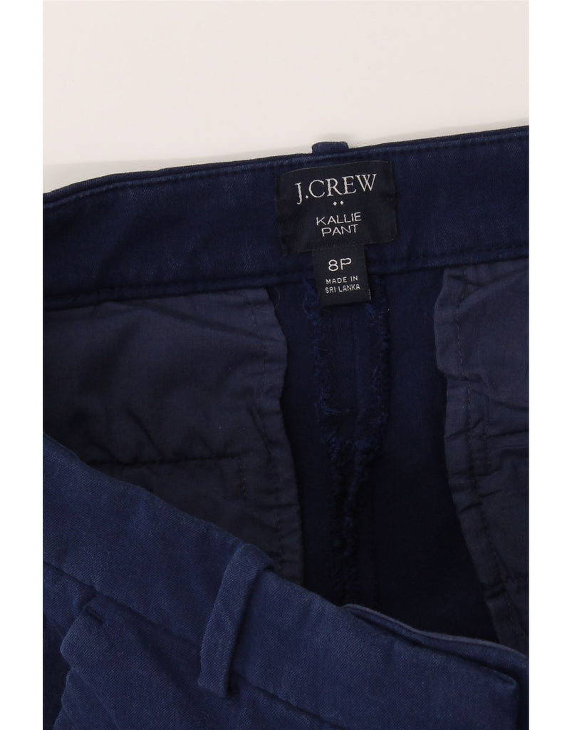 J. CREW Womens Crop Chino Trousers US 8 Medium W30 L24 Navy Blue Vintage J. Crew and Second-Hand J. Crew from Messina Hembry 