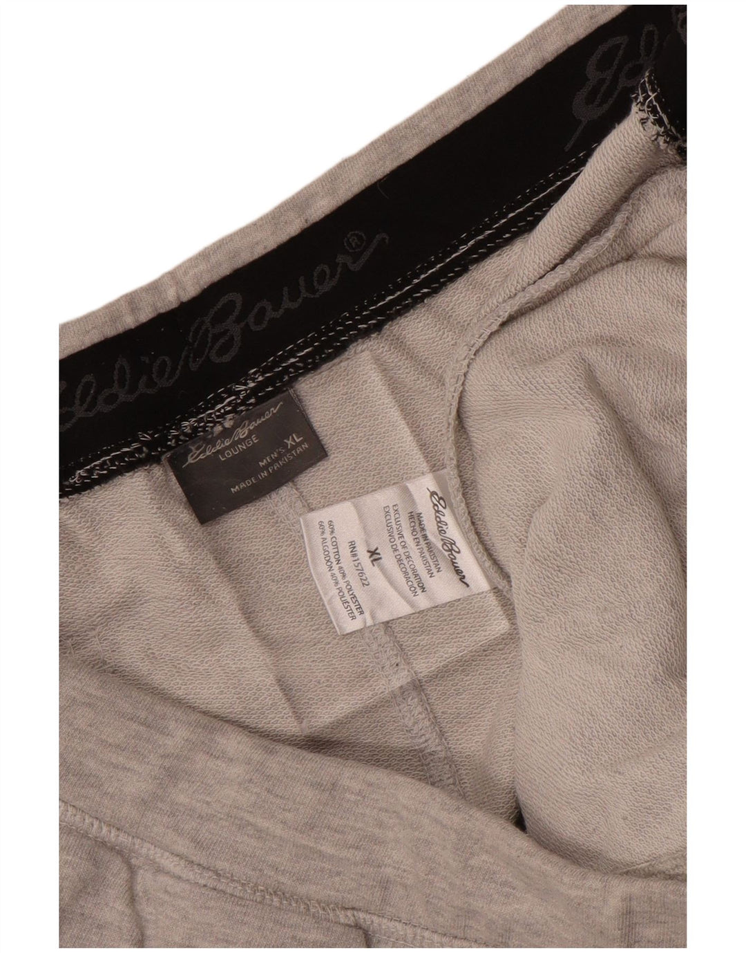 Eddie Bauer Mens Sport Shorts XL Grey Cotton