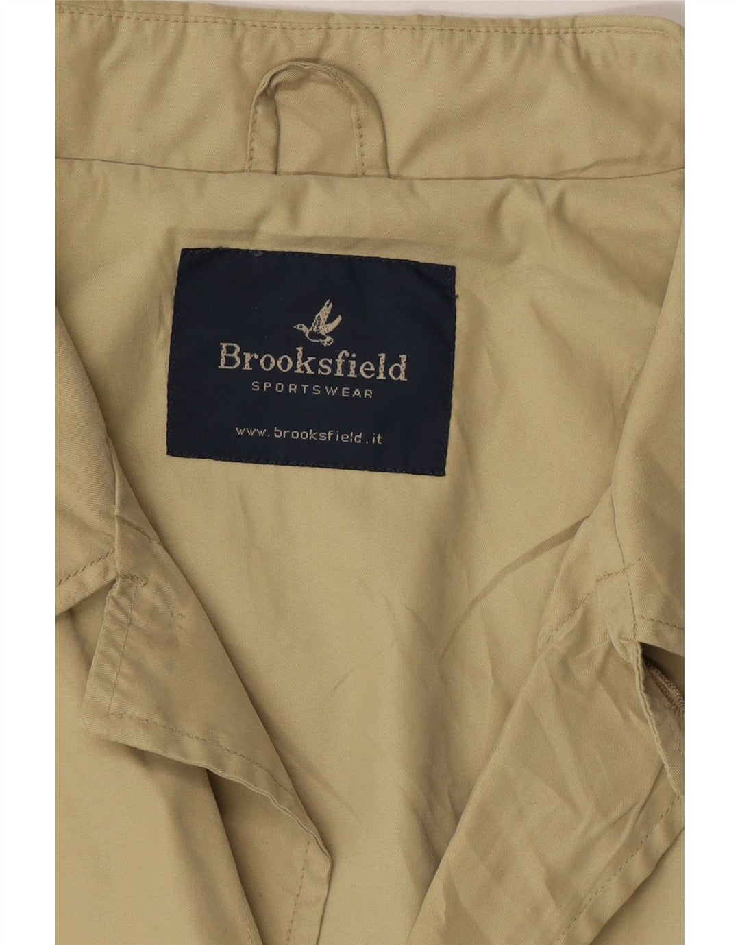 BROOKSFIELD Mens sportswear Overcoat UK 38 Medium Green Vintage Brooksfield and Second-Hand Brooksfield from Messina Hembry 