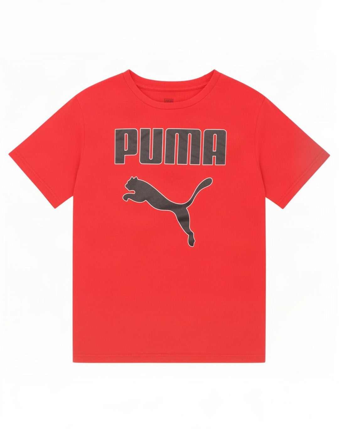 Puma Boys Graphic T-Shirt Top 10-11 Years Medium Red