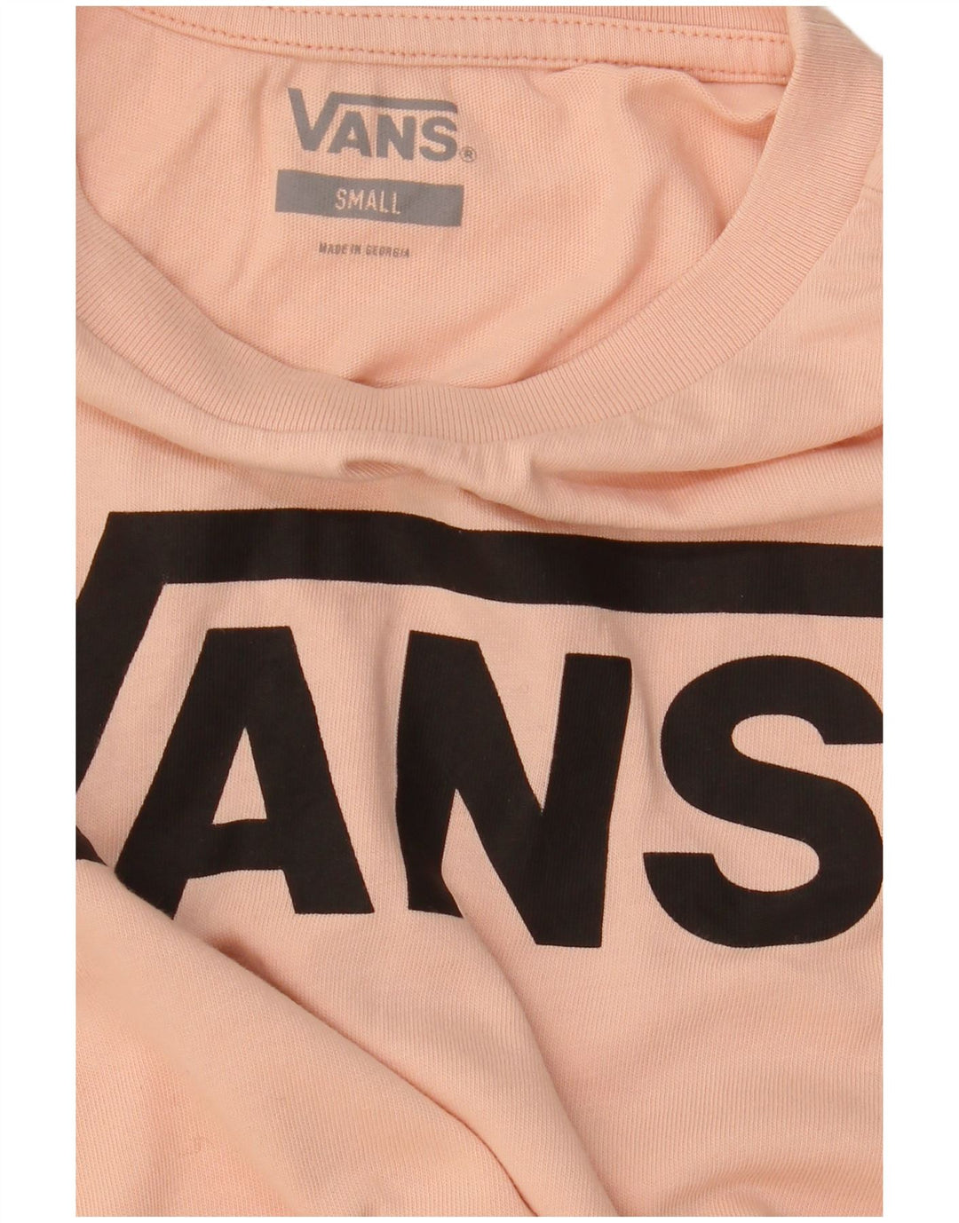 Vans Womens Graphic T-Shirt Top UK 10 Small Pink
