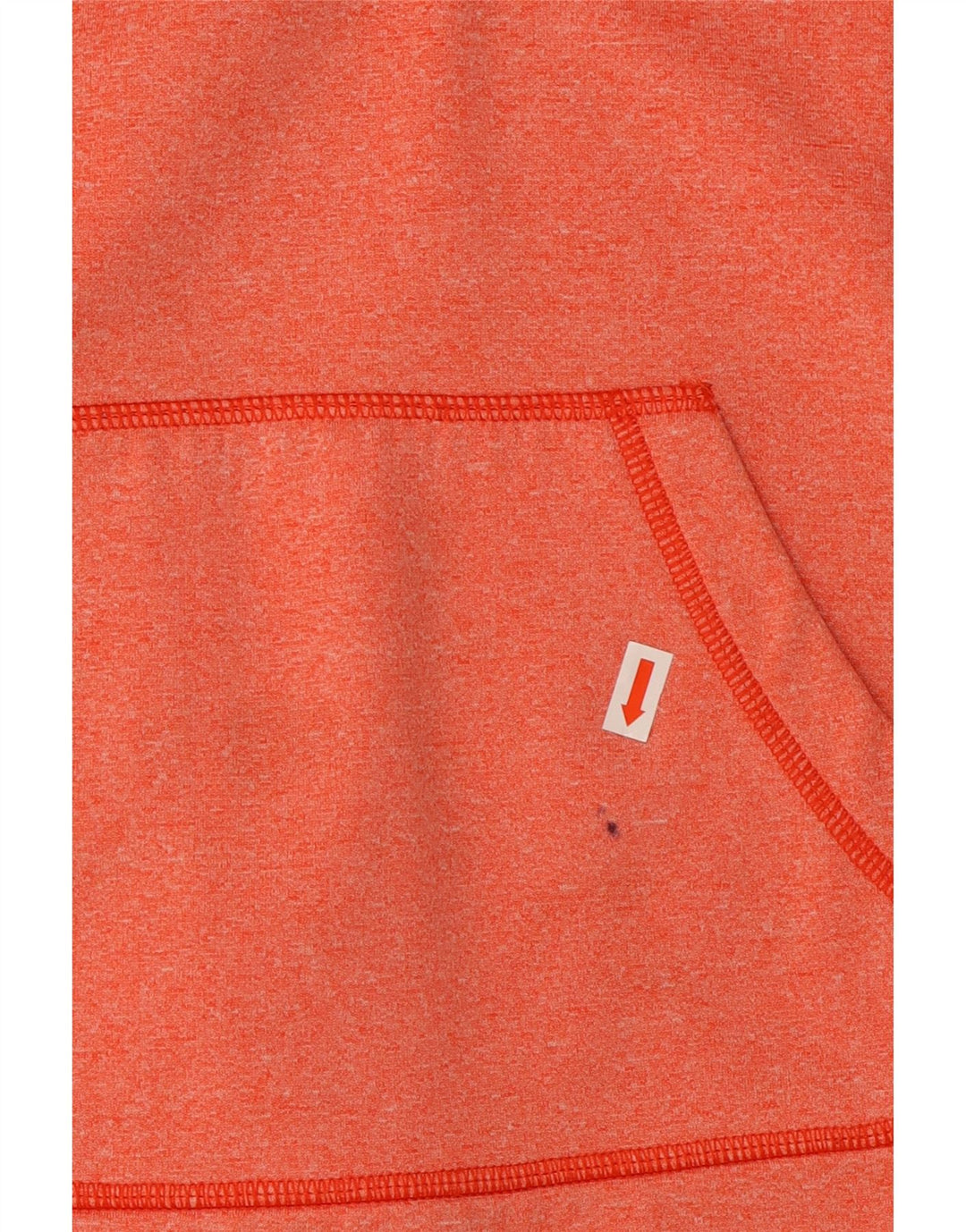 THE NORTH FACE Womens Graphic Hoodie Jumper UK 14 Large Orange Polyester