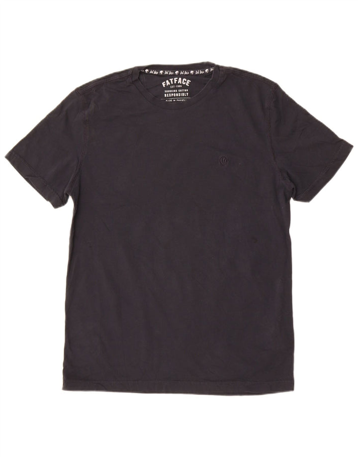 Fat Face Mens T-Shirt Top Medium Black Cotton