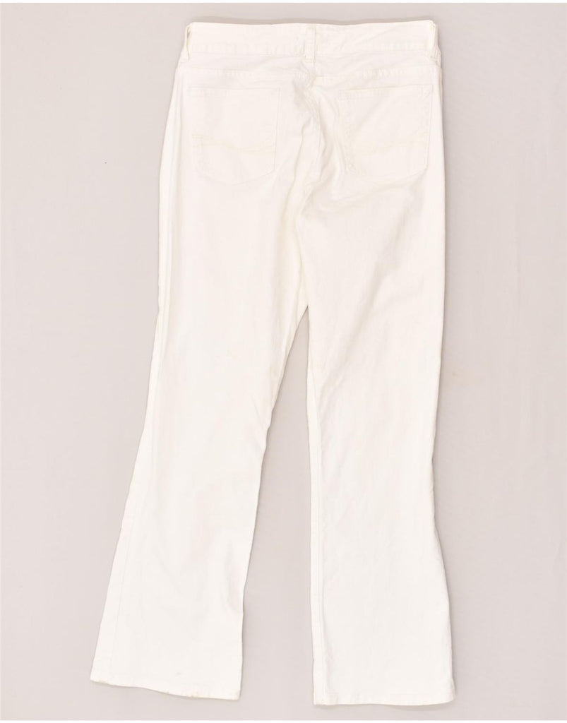 LEE Womens Bootcut Jeans US 12 Large W32 L30 White Cotton | Vintage Lee | Thrift | Second-Hand Lee | Used Clothing | Messina Hembry 