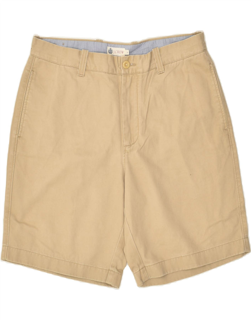 J. CREW Mens Chino Shorts W34 Large Beige Cotton | Vintage J. Crew | Thrift | Second-Hand J. Crew | Used Clothing | Messina Hembry 