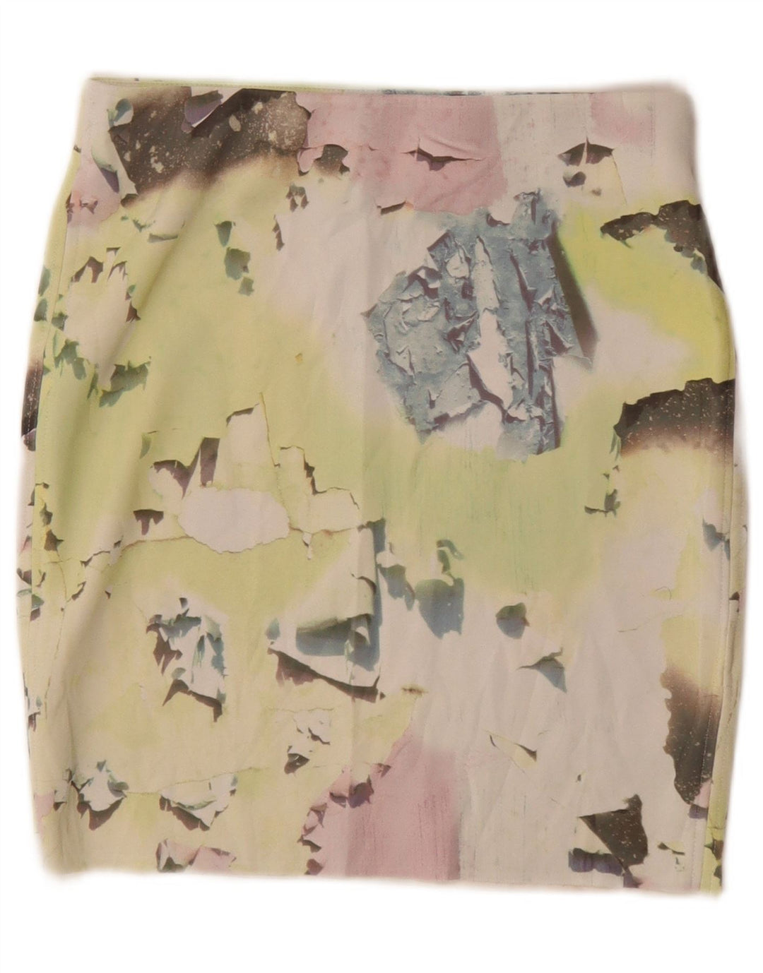 Zara Womens Abstract Pattern Pencil Skirt Medium W28  Multicoloured