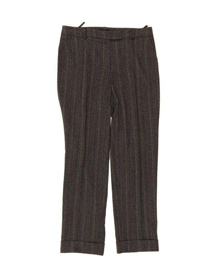 HIRSCH Womens Suit Trousers UK 14 Large W34 L30 Multicoloured Striped Vintage Hirsch and Second-Hand Hirsch from Messina Hembry 