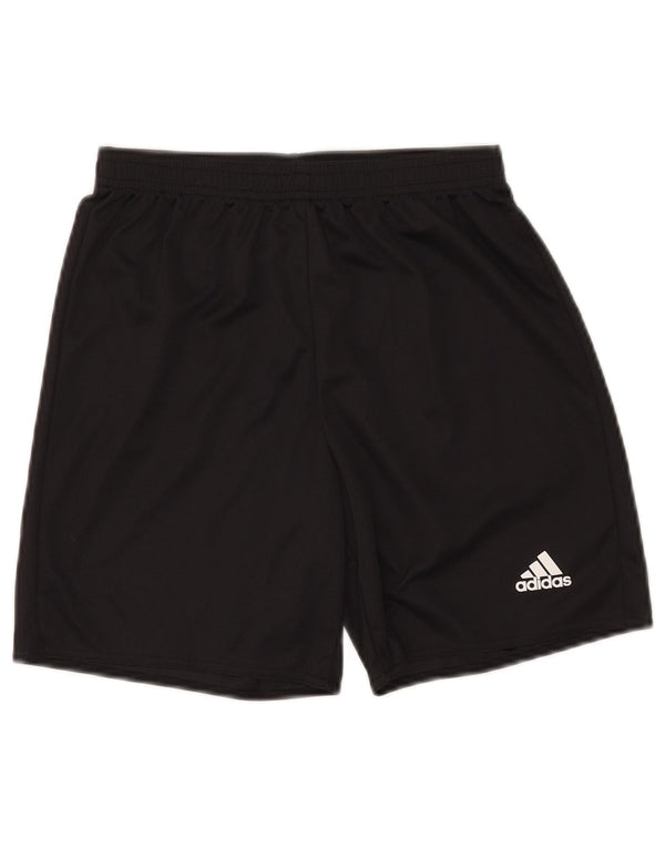 Adidas Boys Sport Shorts 13-14 Years Black Polyester Sports