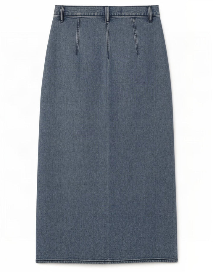 Vintage Womens Denim Skirt W27 Small Blue