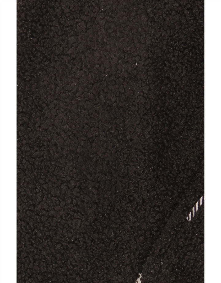 Volcom Mens Fleece Jacket UK 44 2XL Black Polyester