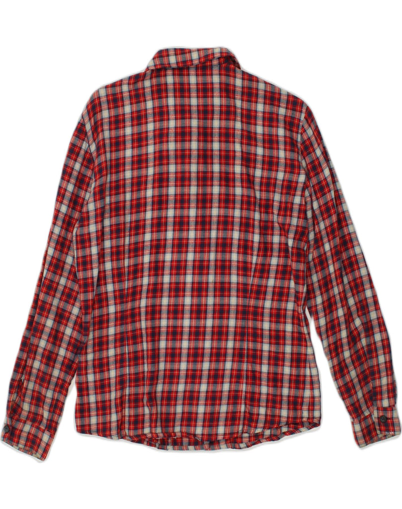 MAX & CO. Womens Shirt IT 40 Small Red Check Cotton | Vintage Max & Co. | Thrift | Second-Hand Max & Co. | Used Clothing | Messina Hembry 