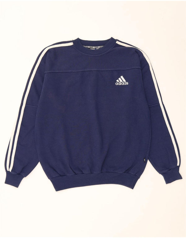 Adidas Mens Sweatshirt Jumper XS Navy Blue Cotton